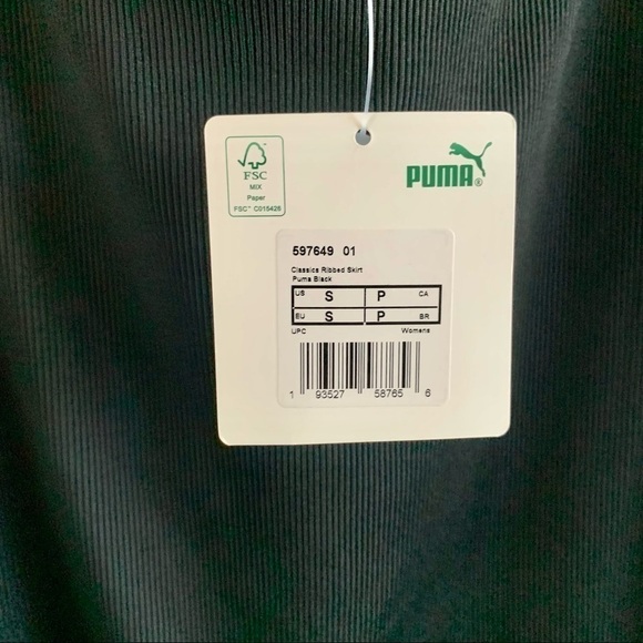 Sunmi X PUMA classics ribbed mini skirt black - Picture 8 of 14